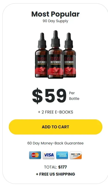 Sugar Defender 3 bottle-price