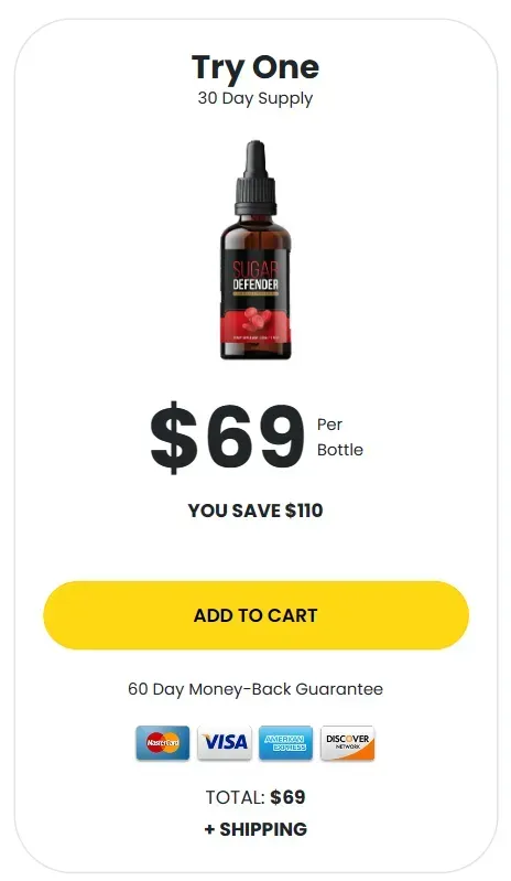 Sugar Defender-1bottle